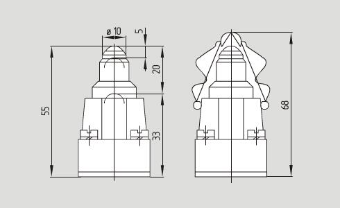 中等重量016系列加长直杆限位开关 -> T2S 016-03Y