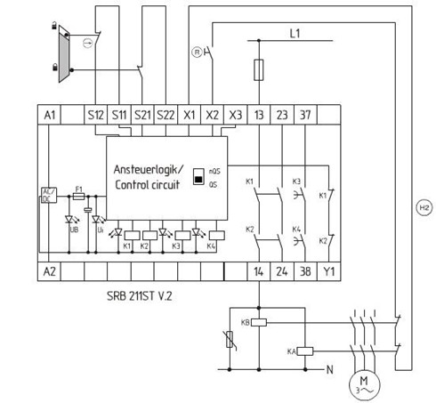 电机和非接触式开关的监控 SRB211ST/PC (V.2)