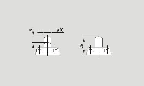 中等重量直杆限位开关 TS 441-11Y