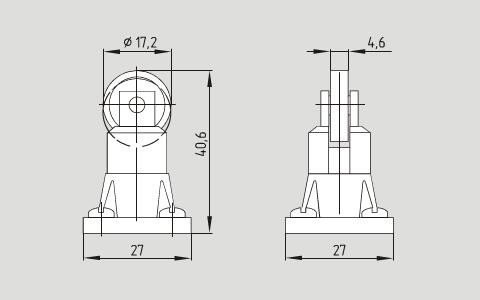 336热塑外壳滚轮直杆限位开关 TR 336-20Z