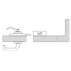 门把手操动件  -> AZM 415-STS30-02